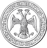 Двуглавый орёл на печати Ивана III