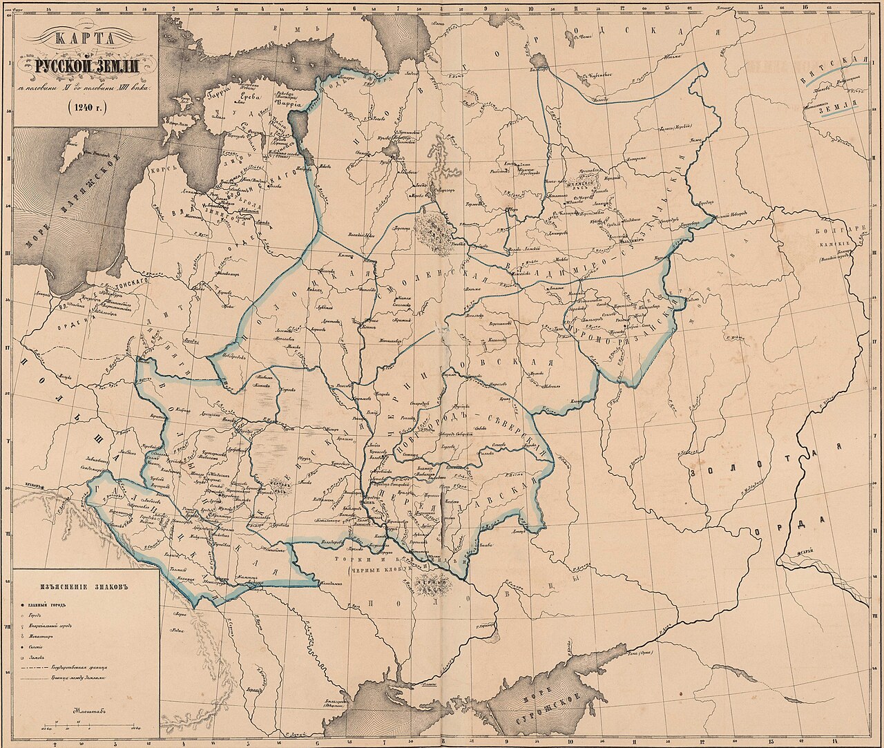 Lands of Rus’ in the 12th–13th centuries — map by Yegor Zamyslovsky